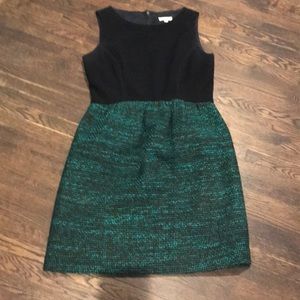 Shoshanna Dress with Green Skirt